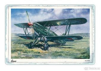 plechová cedule - letadlo Avia B-534