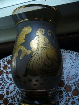 KRÁSNÁ ZLACENÁ VÁZA 70 LÉTA