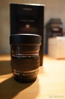 OM SYSTEM M.Zuiko 8 mm f/1,8 PRO černý FishEye