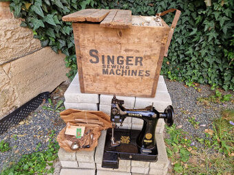 Šicí stroj Singer 91K5 na rukavičky nepoužitý v krabici