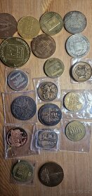 Různé medaile numismatické,filatelie