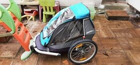 Prodám jednomístný odpružený skládací cyklo vozík Croozer - 1
