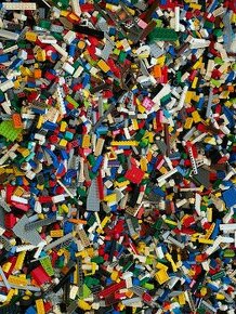 LEGO Mix 211 kg - Moderní Čisté Kostky