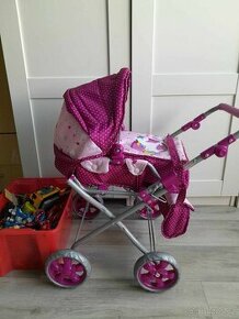 Dětský kočárek + autosedačka na miminko max 40cm