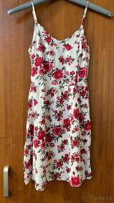Prodám krásné květované šaty H&M vel.32, jak nové