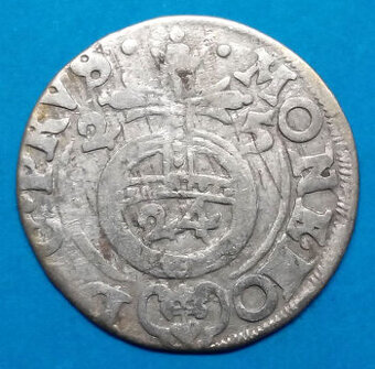 Stříbrná mince r. 1625 Zikmund III. Vasa