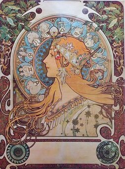 Reprodukce plakátů - Alfons Mucha