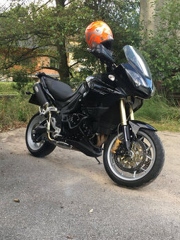 Triumph Tiger 1050 2008, Hliníkové kufry, laděný výfuk Remus
