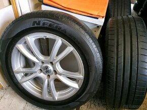 Alu kola Hyundai Santa Fe 5x114,3 r18 Originál,pneu6mm TPMS