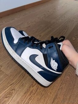 Nike Air Jordan 1 Mid, armory navy