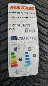 225/40/19 93W Maxxis Premitra All Season AP3 4ks nové