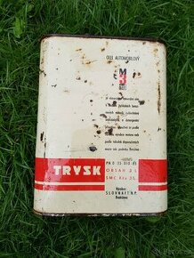 Staré kanystry od motorového oleje Trysk