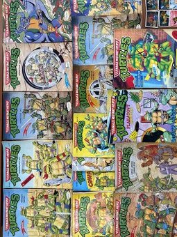 Komiksy Teenage Mutant Turtles + Album + samolepky Panini