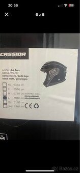 Cassida jet tech helma přilba L ko