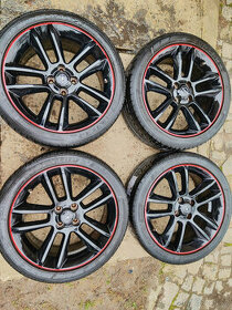 Letní sada Opel Corsa Adam r17 4x100 Dunlop 215/45/17