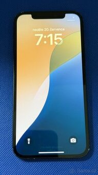 iPhone 12 64GB Black, pěkný stav