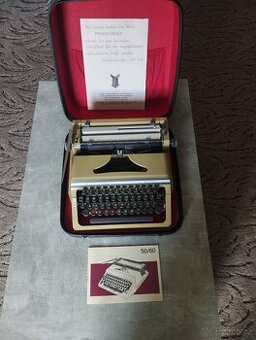 Psací stroj Präsident Super De Luxe r.v.1970