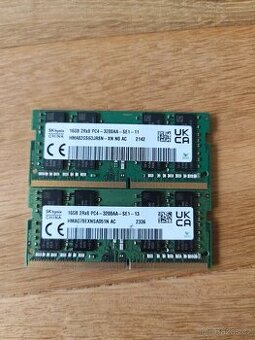 Paměti 32GB (2x16) DDR4 SO-DIMM