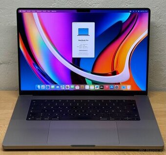 MacBook Pro 16” 2021 /32GB RAM/512GB SSD/Záruka