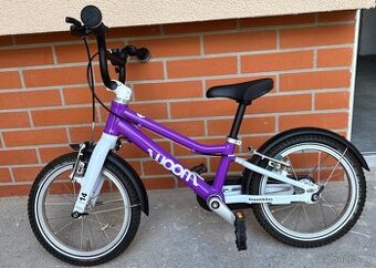Dětské kolo Woom 2 (14″) fialové s blatníky