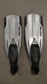 Plavecké ploutve Seac Sub Twin Effect stříbrné, vel. 42/43