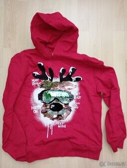 VÁNOČNÍ MIKINA VEL. 160CM