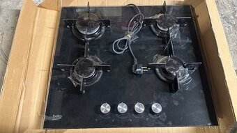 Plynová varná deska Beko HILG 64220 S – sklo – 4 hořáky