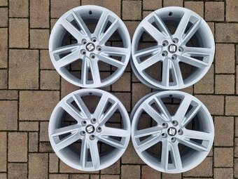 SEAT - SADA 4 ORIGINÁLNÍCH HLINÍKOVÝCH DISKŮ 6,5JX17H2 ET48