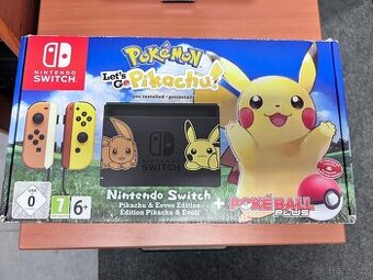 Nintendo Switch Pokémon Let’s Go Pikachu & Eevee Limited Edi