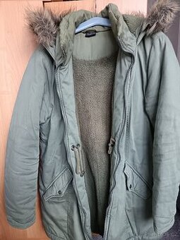 Dámská bunda s kožíškem XL - 1