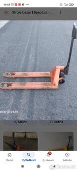 Paletový vozík ruční koupím