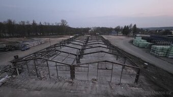 Prodám ocelovou rámovou konstrukci haly (13,67m x 60m) – skl