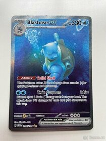 Pokémon kartička Blastoise EX - 1