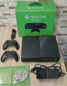 Xbox One 500G | 2x Ovladač | Krabice | Hra - TOP STAV