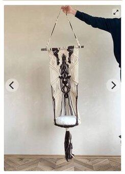 Macrame závěsný pelíšek pro kočky BOHO