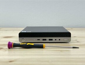 HP elitedesk 800 G4 mini, i5, 256GB SSD + 500GB HDD, W11