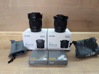 Viltrox 25mm f1.7 a 56mm f1.7 pre Fujifilm