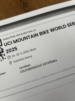 Víkendová vstupenka na SP v XC v Novém městě na Moravě - 23.