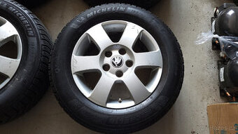 Orig. zimní ALU kola 15" 5x112 Škoda Octavia 2 - levně