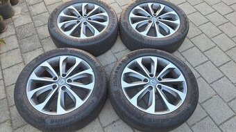 Alu kola Nissan 18" 5x114,3 letní pneu 215/55 R18 4mm
