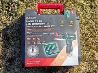 Aku vrtačka Parkside 12V + 2Ah baterka + nabíječka