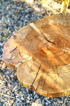 Epoxidový stůl buk - průměr 70 cm