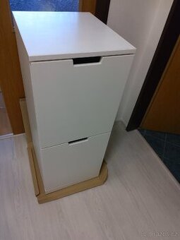 IKEA NORDLI Komoda se 2 zásuvkami, bílá, 40x99 cm.