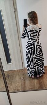 Šaty Jaase, Indiana Maxi, print Bolt, XS - 1