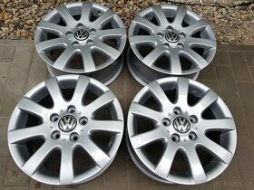 ALU disky kola 5x112 VW R15 Touran Caddy Golf ET50 MISANO