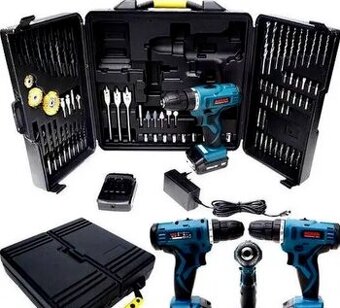 PRODÁM SADU AKU VRTAČEK BOXER 18V – BOHATÉ PŘÍSLUŠENSTVÍ