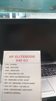 HP Elitebook 840 G3