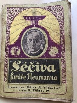 Stará knížka, léčiva, zdravověda, retro