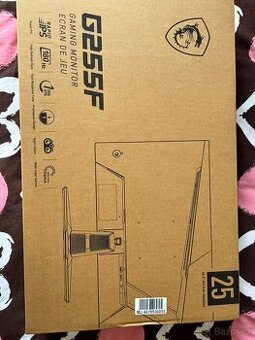 Herní monitor MSI G255F (G255F) černý