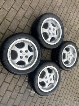 ALU disky 4x100 7Jx15 ET38 pneu k diskům zdarma.